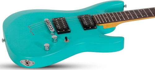 SCHECTER C-6 DELUXE SATIN AQUA фото 7