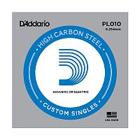 D'ADDARIO PL010 - Plain steel